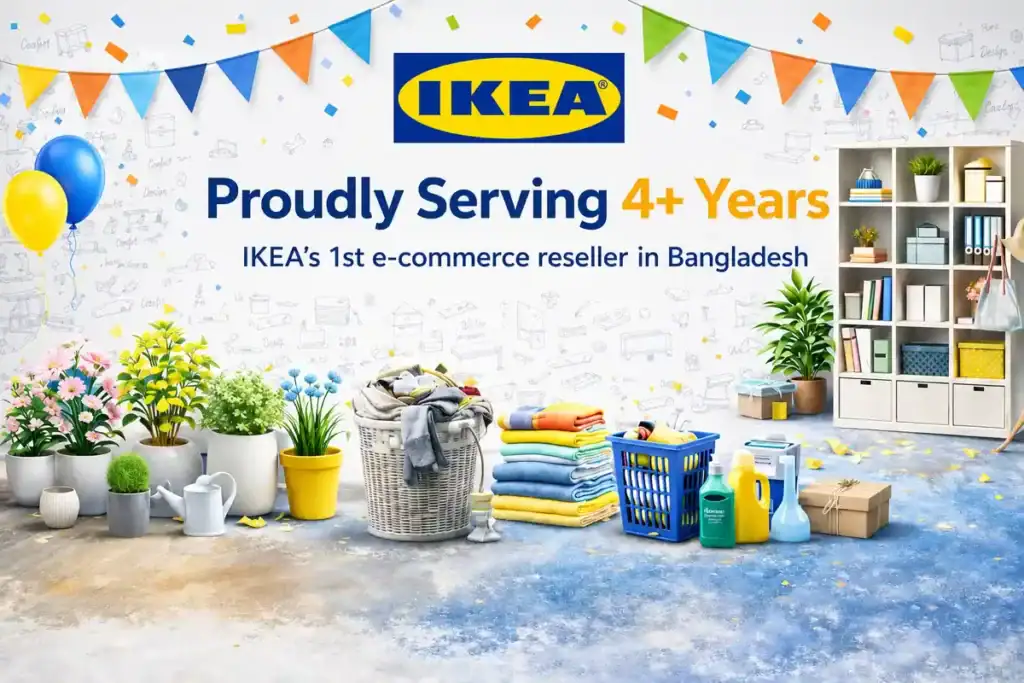 IKEA Bangladesh celebrates 4+ years as a leading e-commerce retailer.
